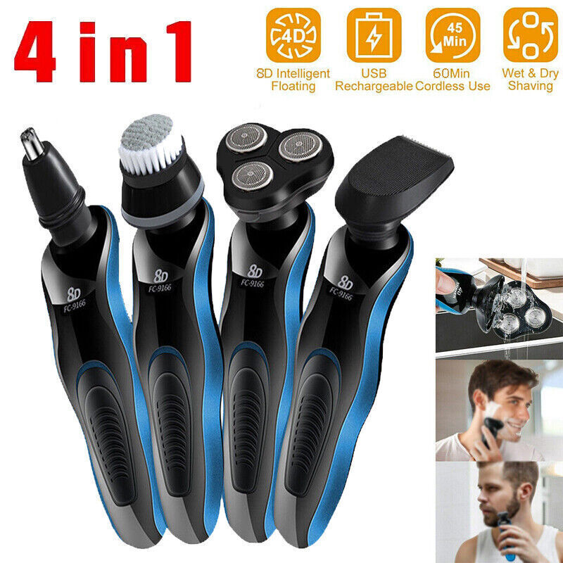 Men Waterproof Cordless Rechargeable Beard Trimmer