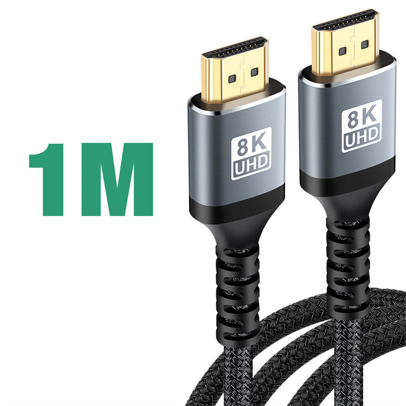 8K@60Hz HDMI to HDMI 2.1 Cable High Speed 48Gbps Cord Dynamic HDR/eARC 6ft 10ft