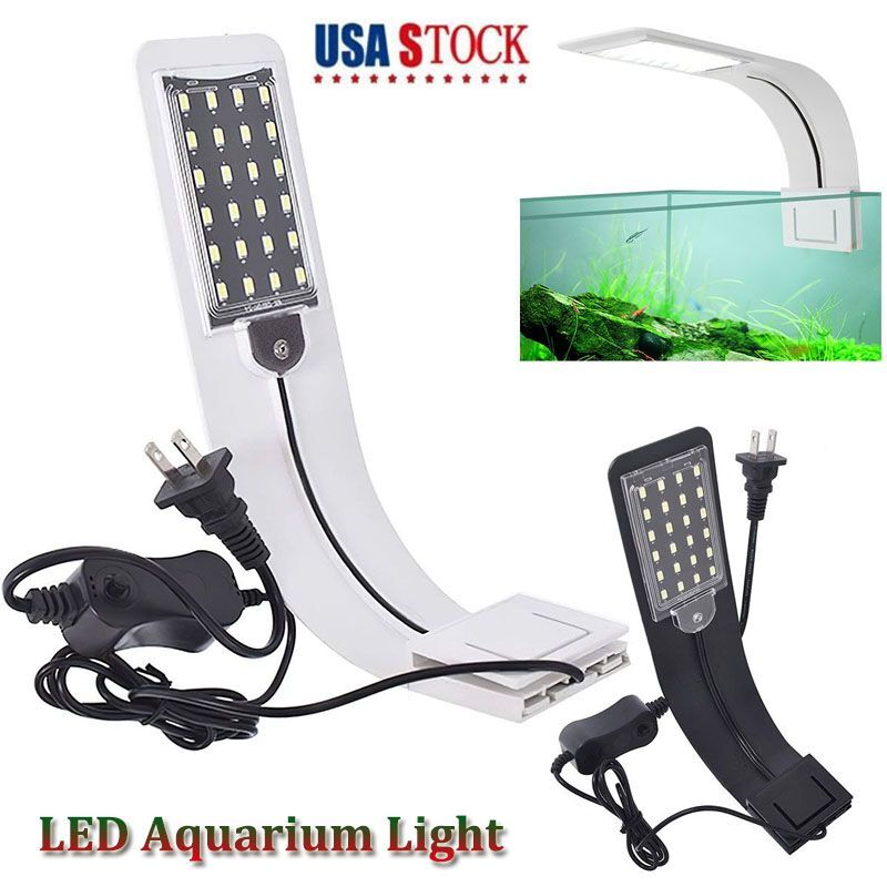 Plants Grow Light Clip-on Lamp Fish Tank Waterproof