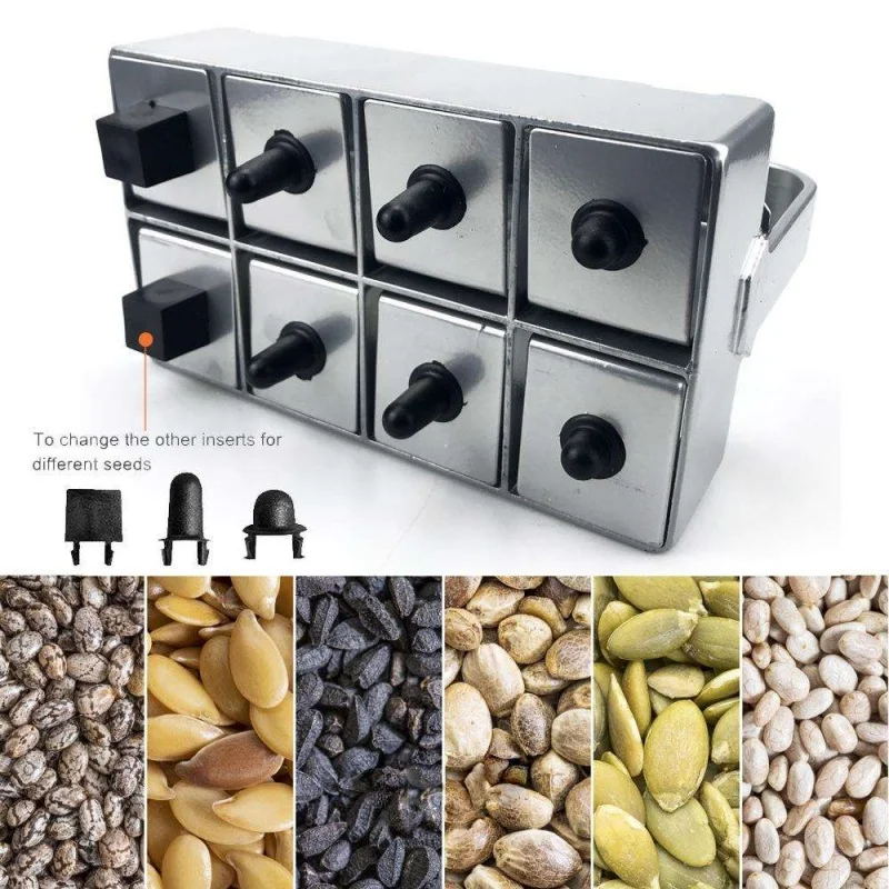 Double - deck Handheld Seedling Soil Block Maker 2 - Inch Soil Blocking Tool for