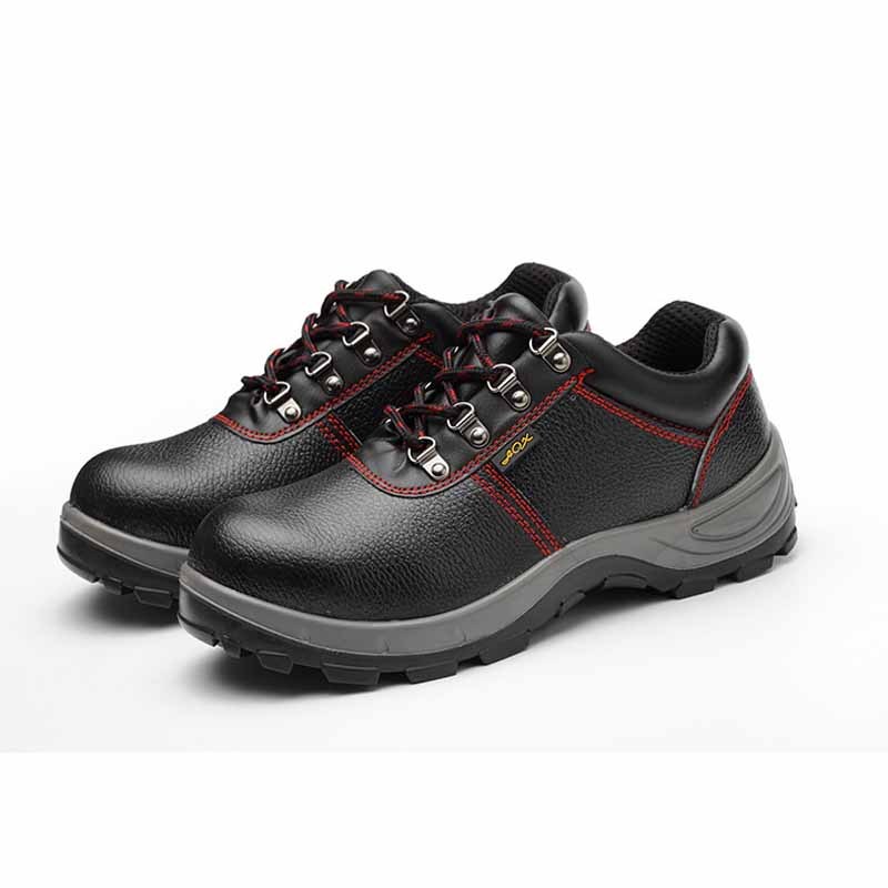 Men's Casual Athletic Leather Shoes Steel Toe Safety Work Sneakers