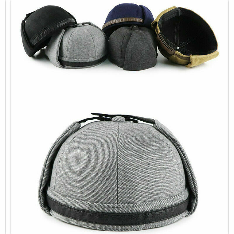 Helmkraut Matrose Hut Kappe Roulé Manschette Beanie Ohrenschützer Aviator Unisex