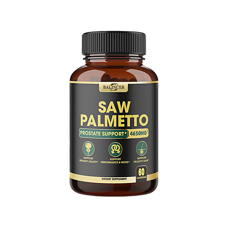 Saw Palmetto 4650mg - 30/60/120 Kapseln Prostata VorsteherdrÃ¼Se SÃ¤Gepalme