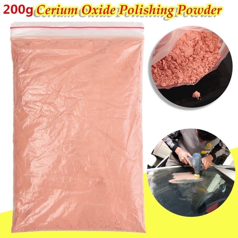 200g Cerium Oxide Glass Polishing Compound Powder For Car Window Scratch Remover