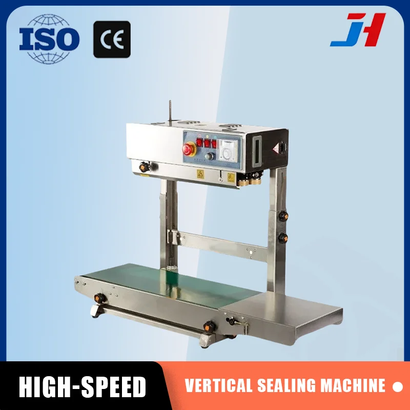 JH Automatic Vertical Stand Type Sealing Machine Stainless Steel Continuous Band