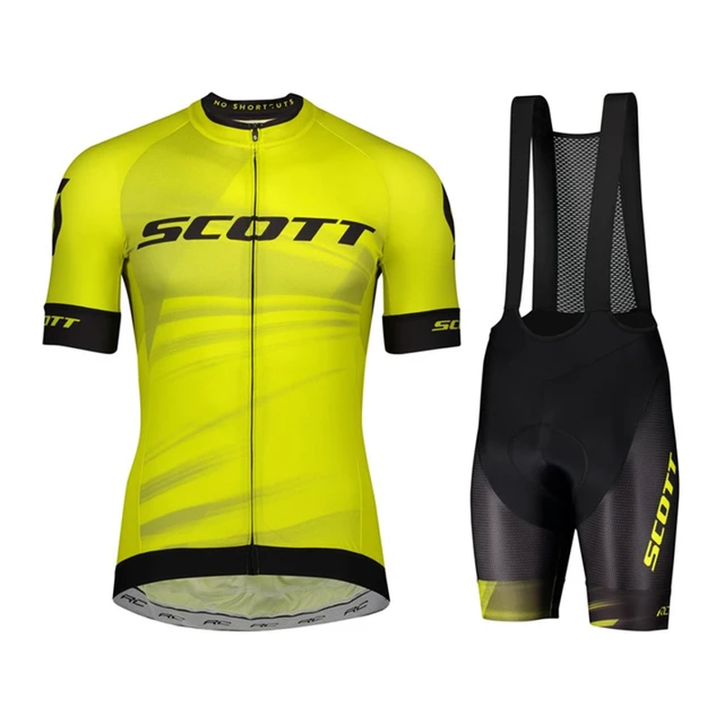 Cycling Clothing Mens Sets Summer 2024 Bib Team Jersey  Road