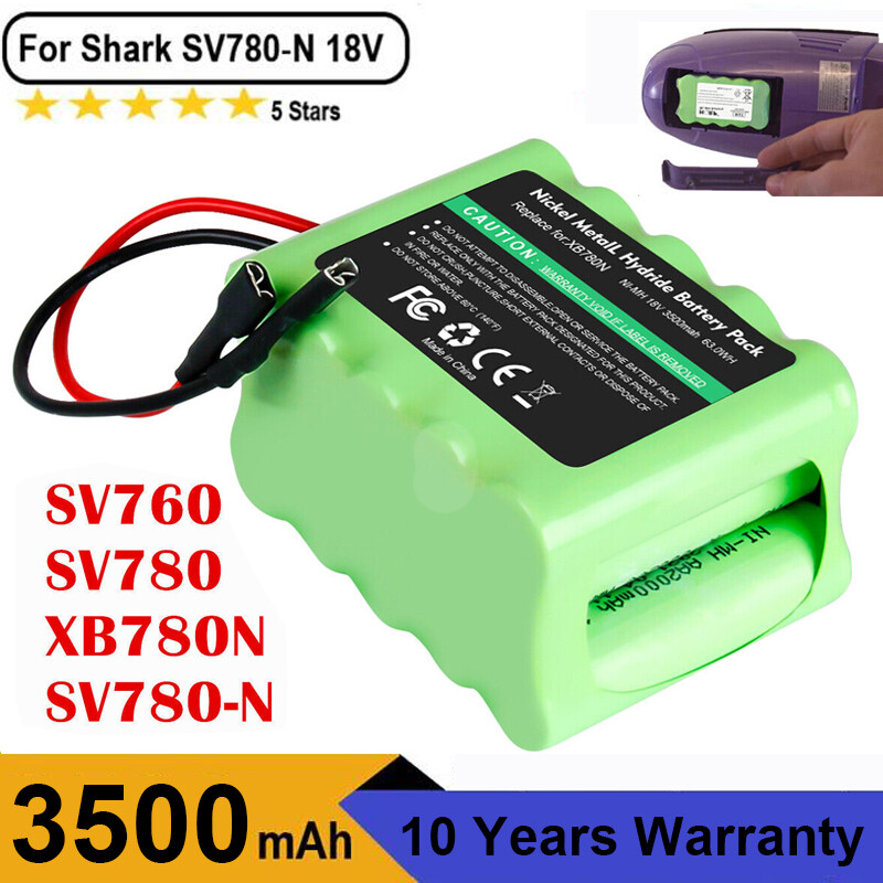 NEW 3500mAh Battery For Shark  SV780 SV760 XB780N SV780-N Series Vacuum Cleaners