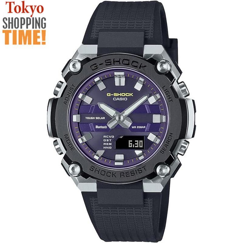 Pre-owned Casio G-shock G-steel Gst-b600a-1a6jf Solar Bluetooth Analog Digital Men Watch