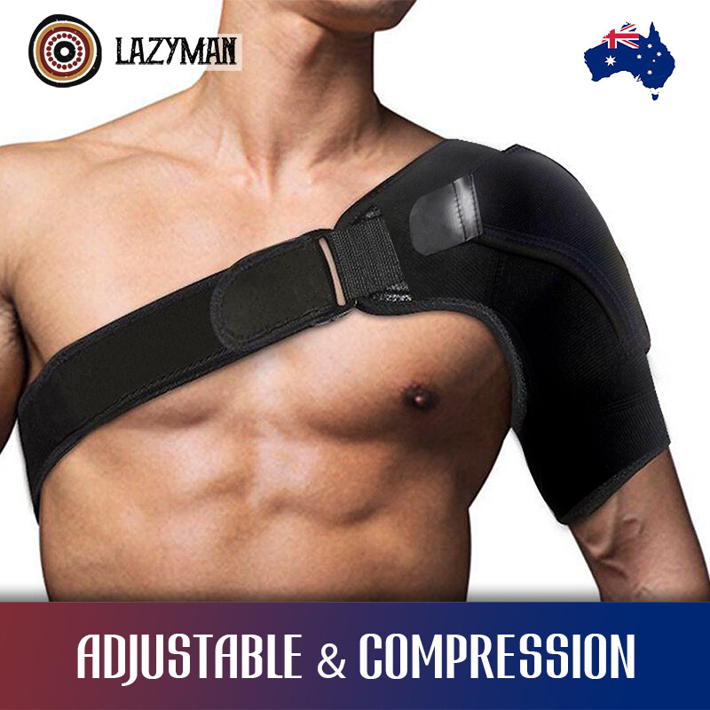Adjustable Shoulder Brace Support Strap Compression Bandage Sports Arthritis AU