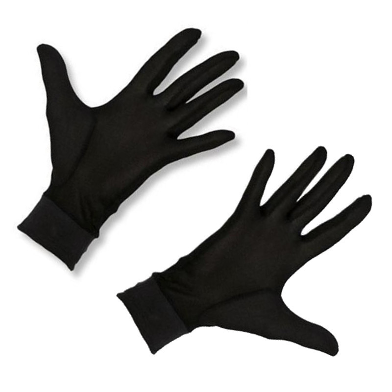 2 Paar Fingerlose Flip-Handschuhe - Thermohandschuhe Aus Fleece In Schwarz & Grau