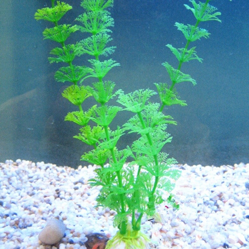 Artificial Fake Plastic Water Grass Plants Fish Tank Aquarium Ornament Decor