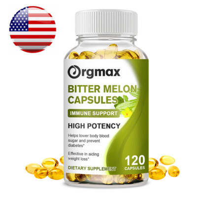 Bitter Melon Extract High Potency Capsules Help Lower Blood Sugar Immune Health