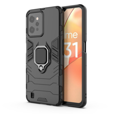 Hybrid Armor kickstand Back Case For Realme 5i 67i 8 9 Pro C31 C21 GT NEO Cover