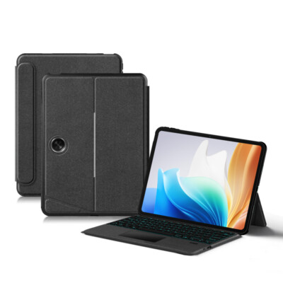 For OPPO Pad Air2/Oneplus Pad Go Stand Leather Magnetic Detachable Keyboard Case