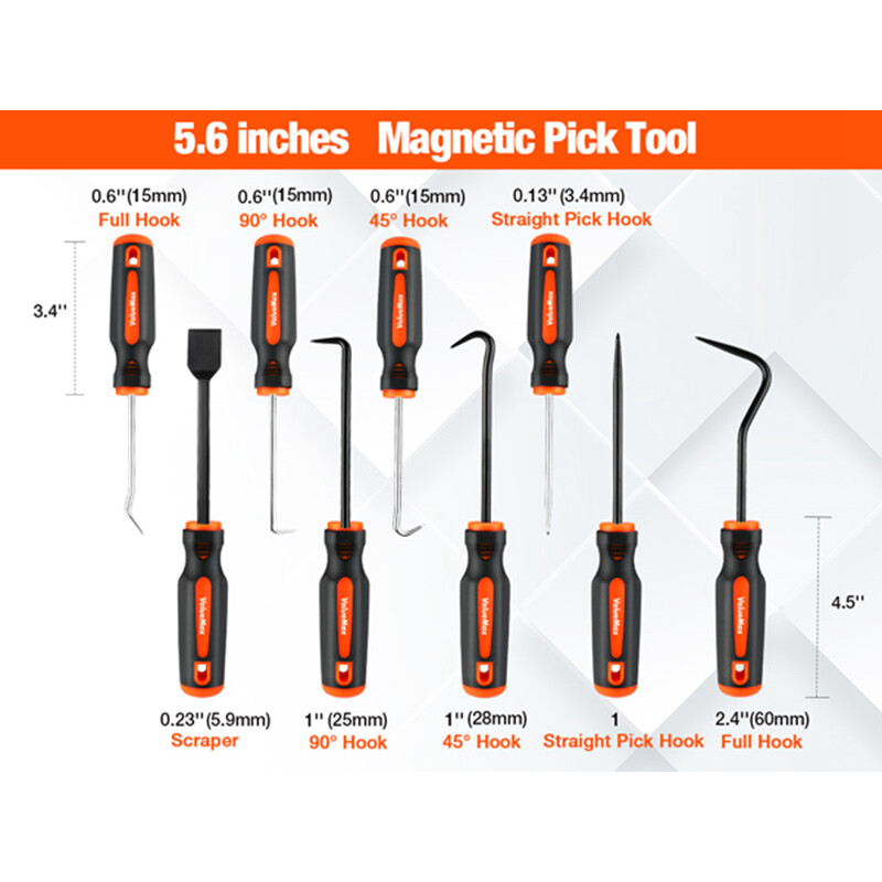 ValueMax 10PCS Precision Hook and Pick Set with Scraper Removal Puller Hooks Set