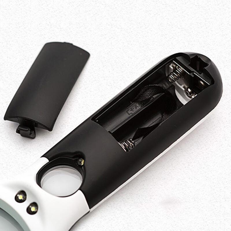 3 LED Light 45X Handheld Magnifier Reading Magnifying Glass Jewelry Loupe