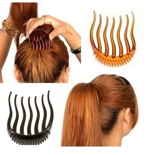 Fashion Hair Comb Bun Maker Hair Bouffant Insert Clip Ponytail