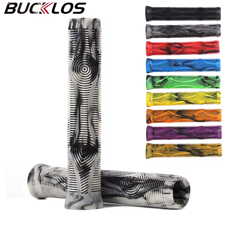 Length Scooter Bike Grips Rubber MTB Handlebar Grips Soft Comfortable Bicycle Ha