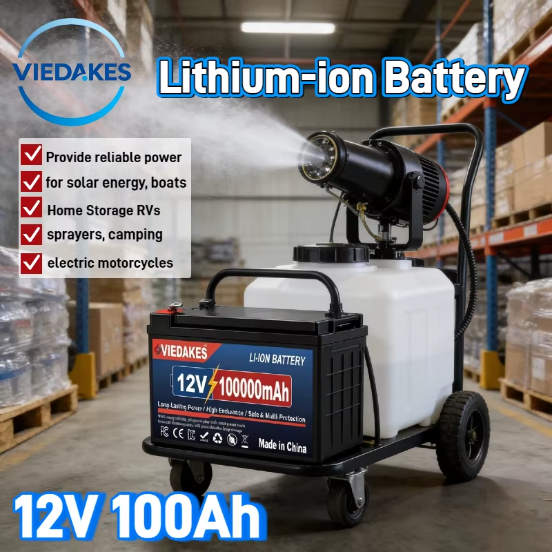 Reliable 12V LiFePO4 Battery 100Ah - Rechargeable Deep Cycle for Solar System Bo