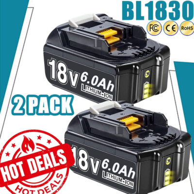 Makita 6ah battery 2 pack hotsell
