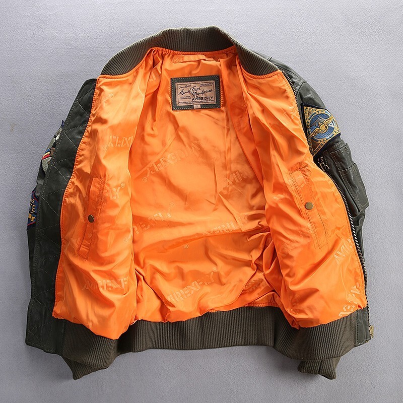 Pre-owned Top Gun Maverick Jacket For Men Green Army