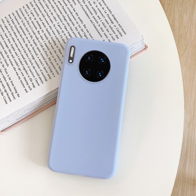 For Huawei P40 P30 P20 Pro Mate 40 30 20 Matte Soft Silicone Rubber Case Cover
