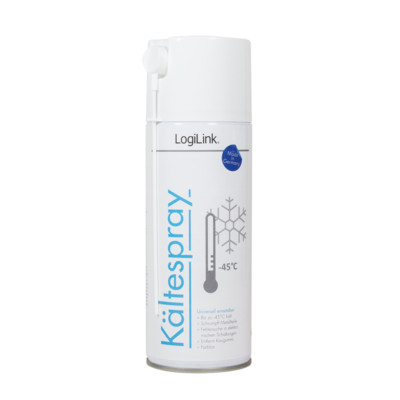 LogiLink Kältespray 400 ml Eisspray Kühlspray Kaltreiniger Ice-Spray bis -45°C