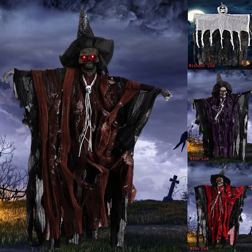 Halloween Decoration Prop Hanging Skeleton Ghost Scary Haunted