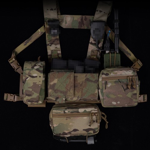 WST SPUD Tactical Double 5.56 M4 Mag Pouch Molle Radio Pouch Multifunctional