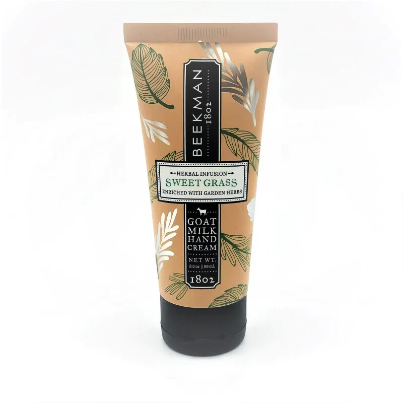 Beekman 1802 Sweet Grass Goat Milk Hand Cream 59 ml / 2 oz Brand New