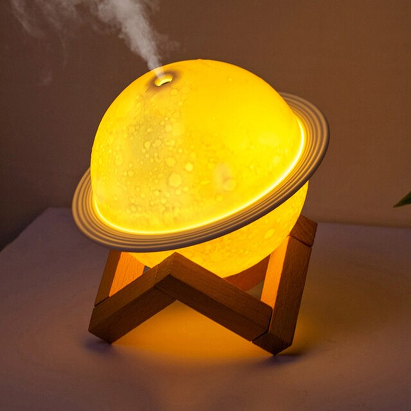3D Moon Air Humidifier 200Ml Electric Aroma Diffuser Ultrasonic Mini Air Humidif