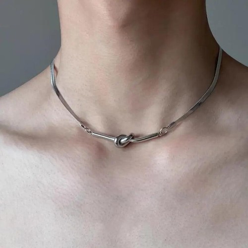 Gothic Halsband Choker Mit Geflochtenem Schlangen Knochen Kette Punk Schmuck