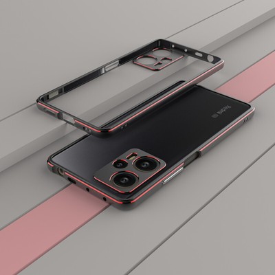 For POCO F5 F4 GT F3 Aluminum bumper case+carmera Protector Redmi Note 12 Turbo