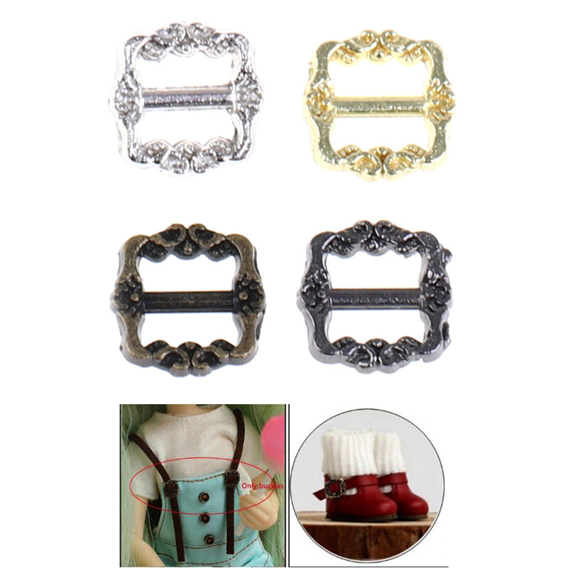 20Pc ltra-small Belt Buckles for DIY Doll Bag Button Shoes Clothes Accessorie//i