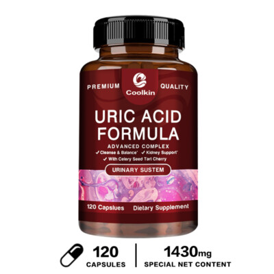 Uric Acid Formula -Tart Cherry, Celery, Milk Thistle,Cranberry - Cleanse & Detox