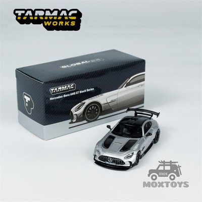 Tarmac Works 1:64 MB GT Black Series Silver Metallic Diecast Model Car