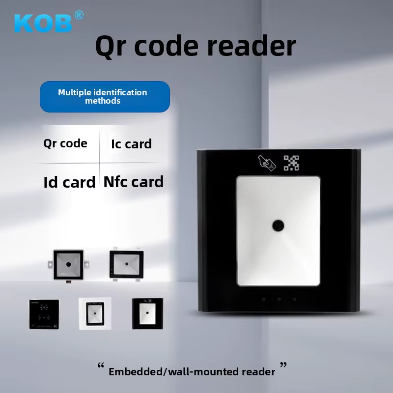 Access Control Reader - Static/Dynamic QR Code Reader IC Card NFC Card Door Acce