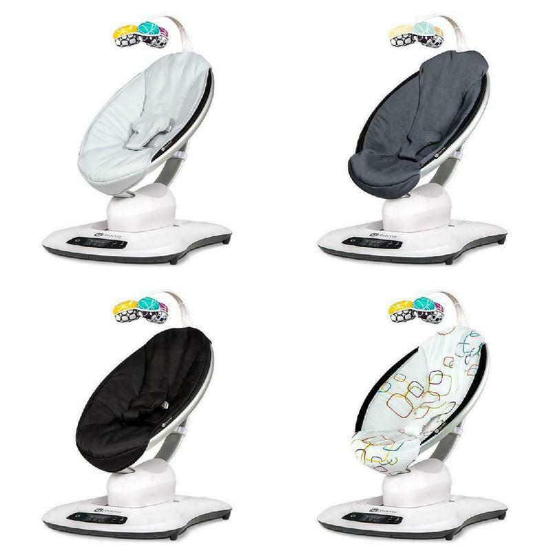 Details About Baby Swing Multi Plush Dark Grey Cool Mesh Silver Plush Classic Black Grey New