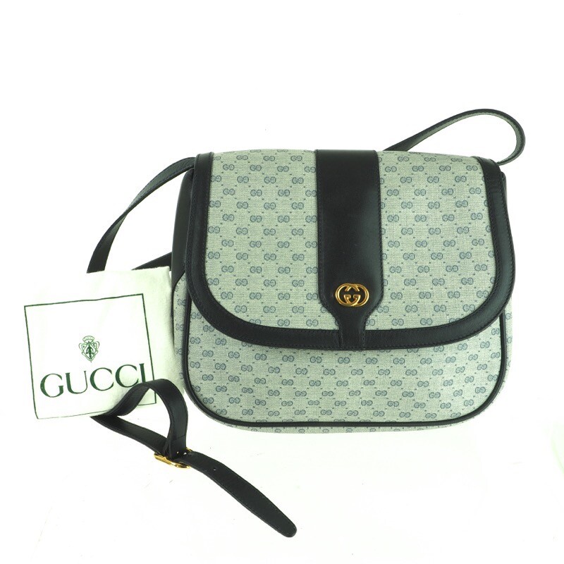 Vintage Gucci Micro Gg Excellent Crossbody Shoulder Bag Nfv6349 Ebay