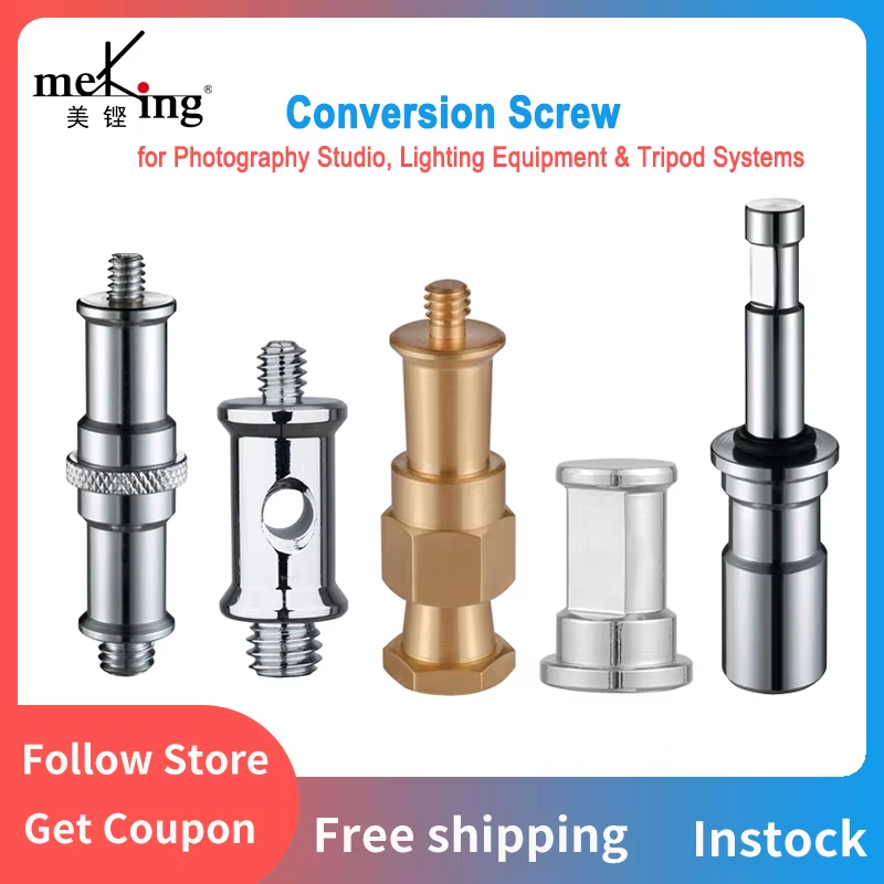 Meking 1/4" 3/8" 5/8" Screw Thread Adapter Universal Fixed Mount Converter for P