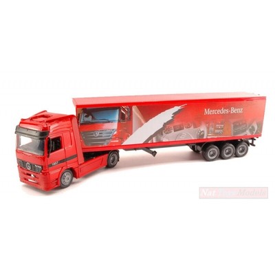 RAY NY15113 CAMION MERCEDES ACTROS 1857 40 CONTAINER 1:43 MODELLINO DIE CAST