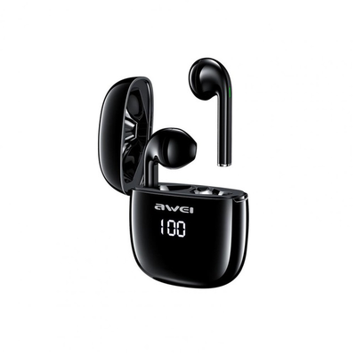 AWEI T28P Bluetooth Earphone TWS 5.0 Wireless Digital Display