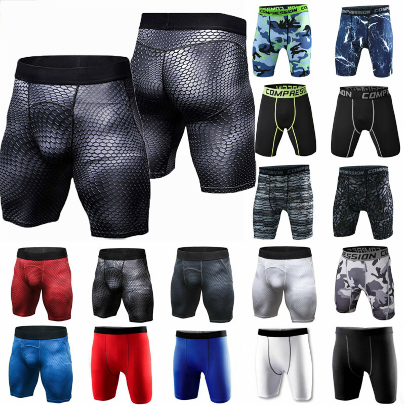 Herren Kompression Shorts Fitness Sport Base Layer Laufhose Training Kurze Hosen