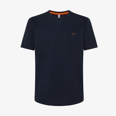

Мужская футболка Sun68 Navy Blue T33120 Solid Pe Sun 68 E2023, Синий