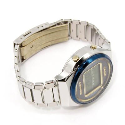 Pre-owned Casio Tron 50th Anniversary Trn-50ss-2ajr Watch Digital Blue Silver