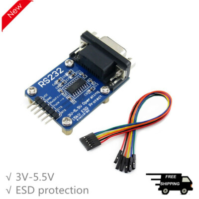 RS232 To TTL RS232 To UART RS232 Serial Module ESD Protection with Dupont Cable