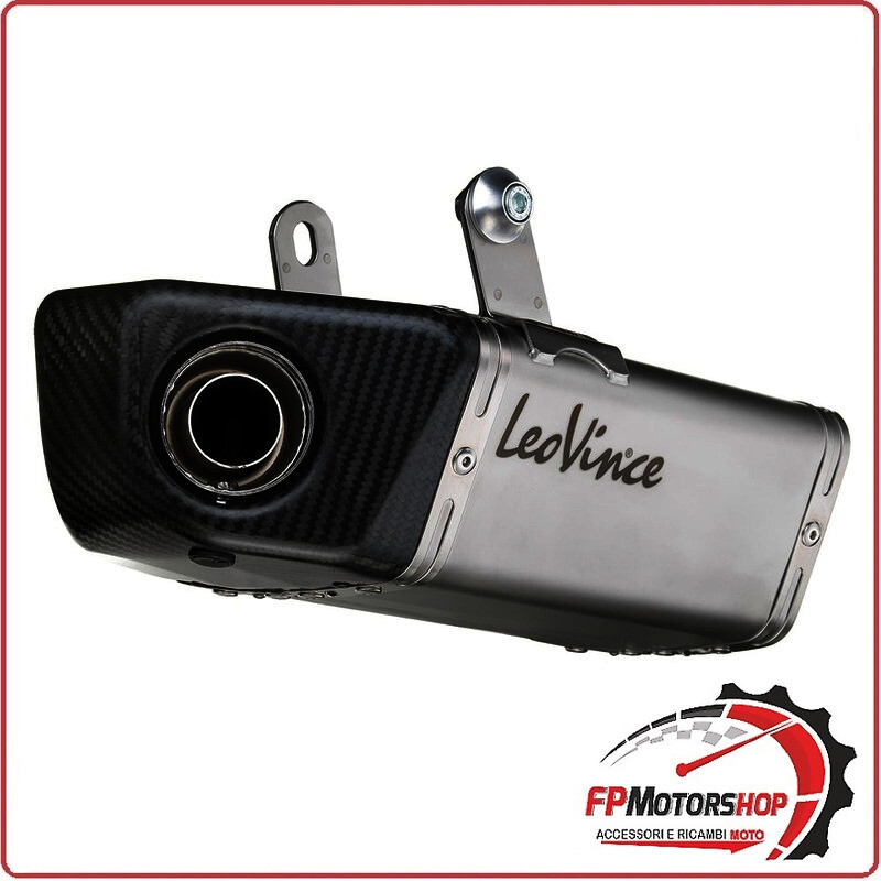 TERMINALE SCARICO CORTO INOX PER KAWASAKI ER-6N/F 06-11 LEOVINCE 8242 OMOLOGATO