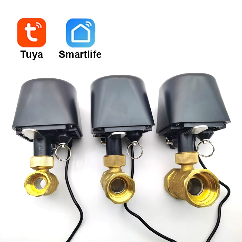Tuya WiFi or Zigbee Water Valve Shutoff Ball Valve Timer Garden Smart Faucet Con