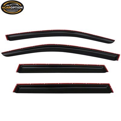 Fits 14-18 Subaru Forester Window Visors Rain Sun Guard Vent 4PC Set