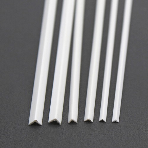 ABS Styrene Plastic Tube Strip Round/Square/Angle Rod Sheet Building Model DIY